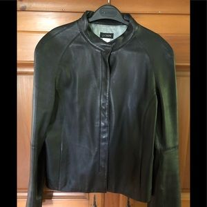J.Crew leather jacket size 12